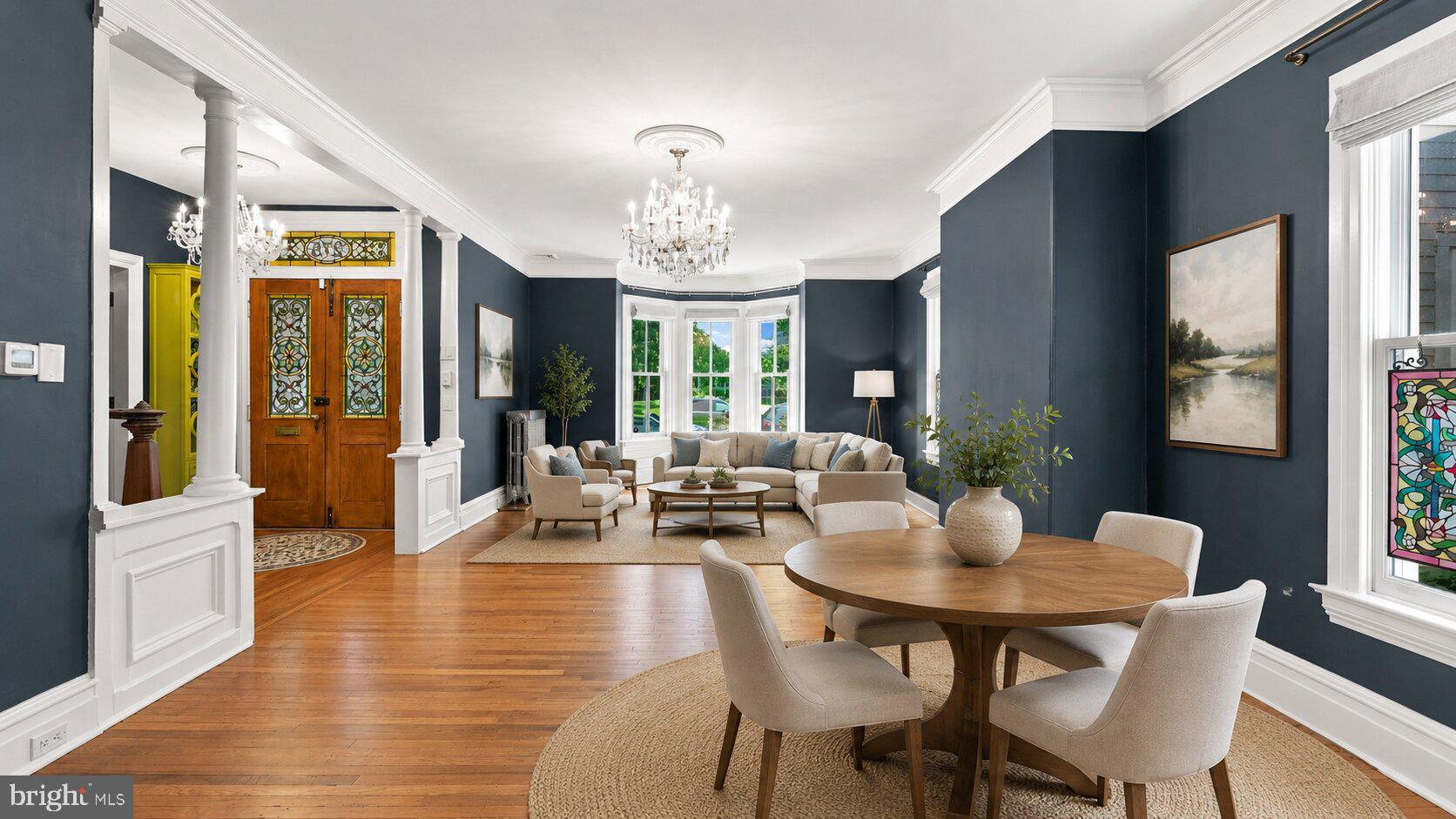 275 West Court Street Doylestown, PA 18901 - Photo 9 of 66 VIRTUALLY STAGED LIVING/DINING