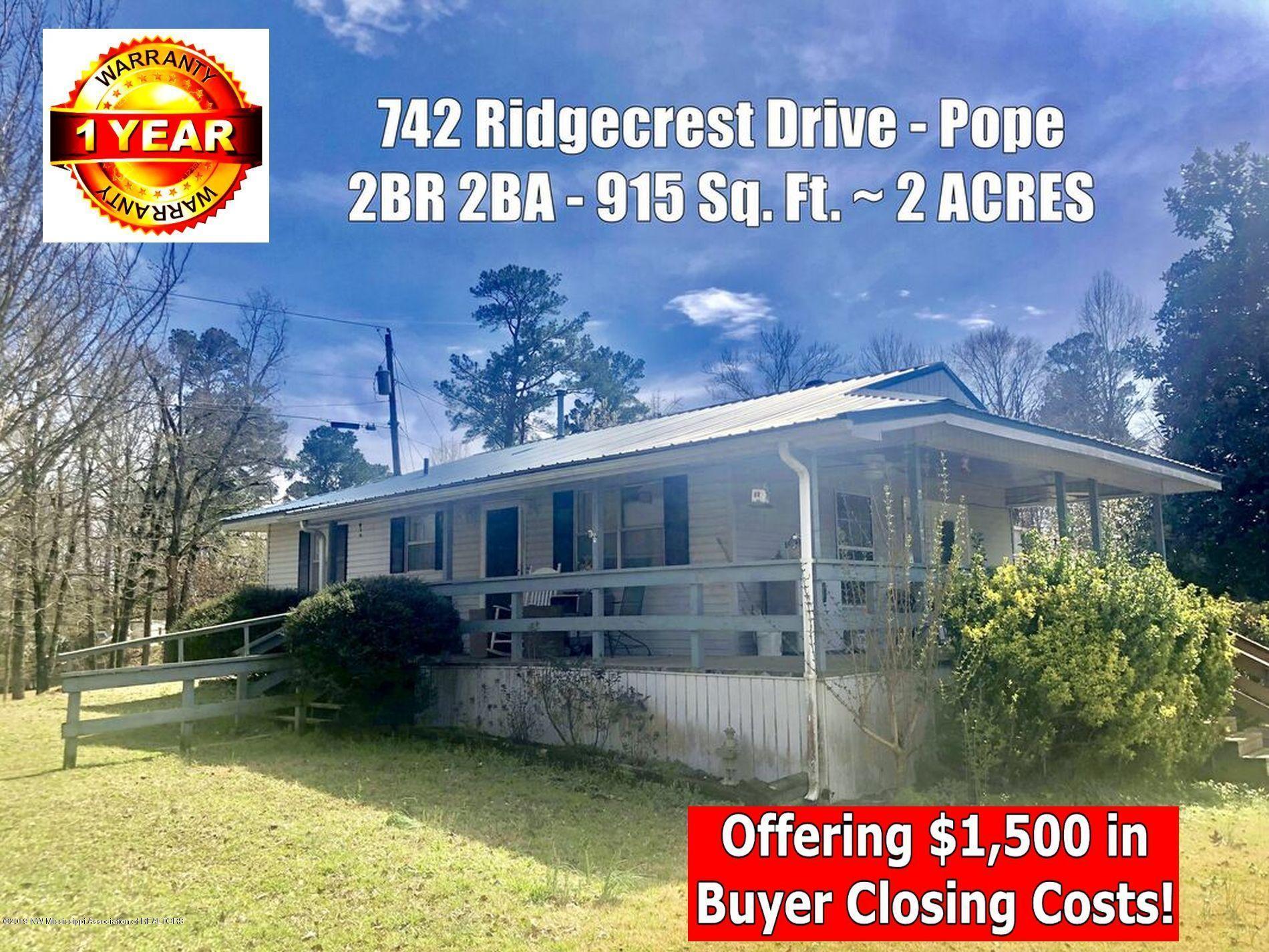 742 Ridge Crest Drive Pope, MS 38658 - Photo 1 of 52 Primary Photo