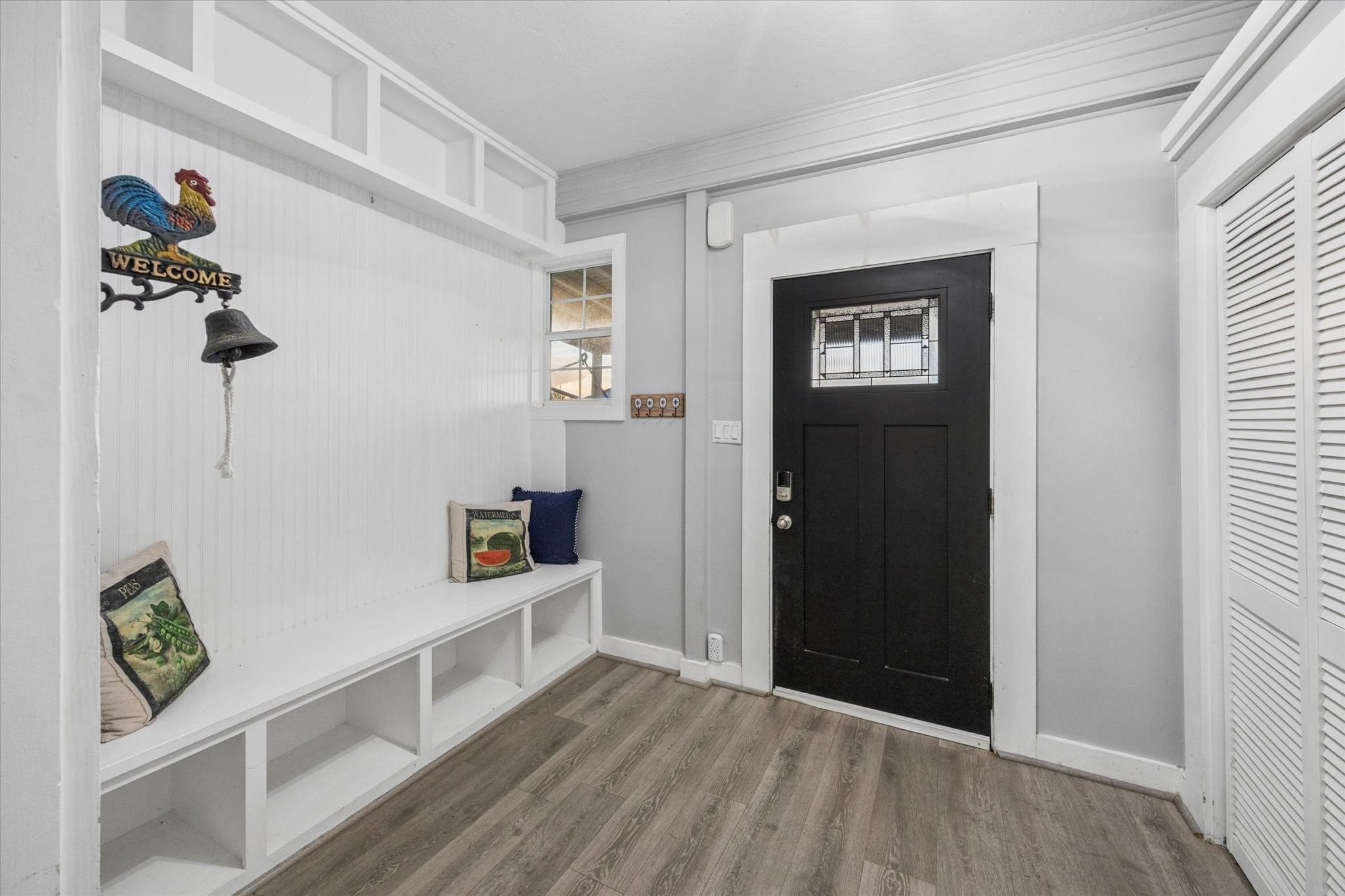 10347 Pless Road Cat Spring, TX 78933 - Photo 5 of 41 a view of an entryway with wooden floor