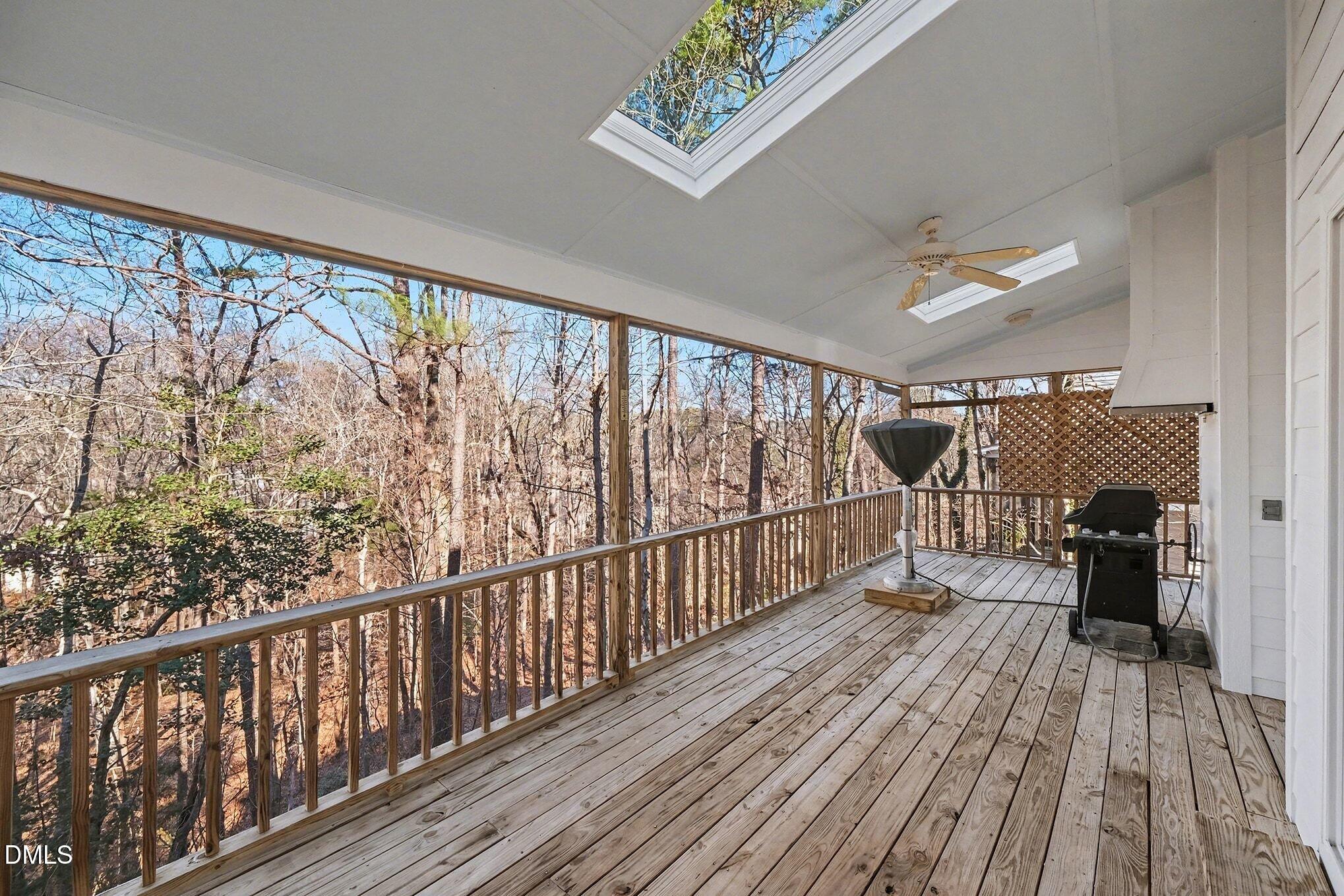 29 Chestnut Bluffs Lane Durham, NC 27713 - Photo 31 of 45 a view of a hallway with wooden floor