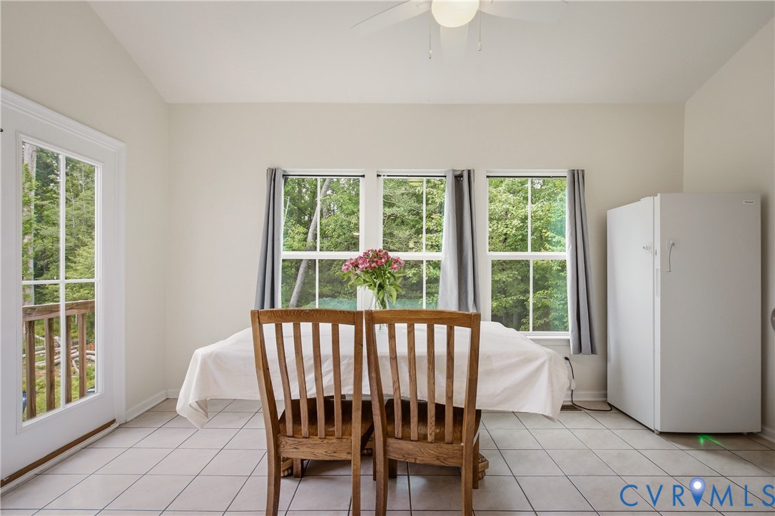 9013 Bailey Hill Road Midlothian, VA 23112 - Photo 26 of 56 Dining area featuring a full-light exterior door,