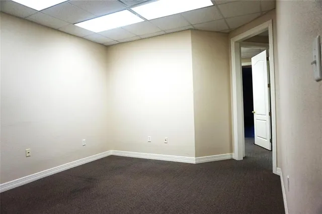 an empty room with a empty space