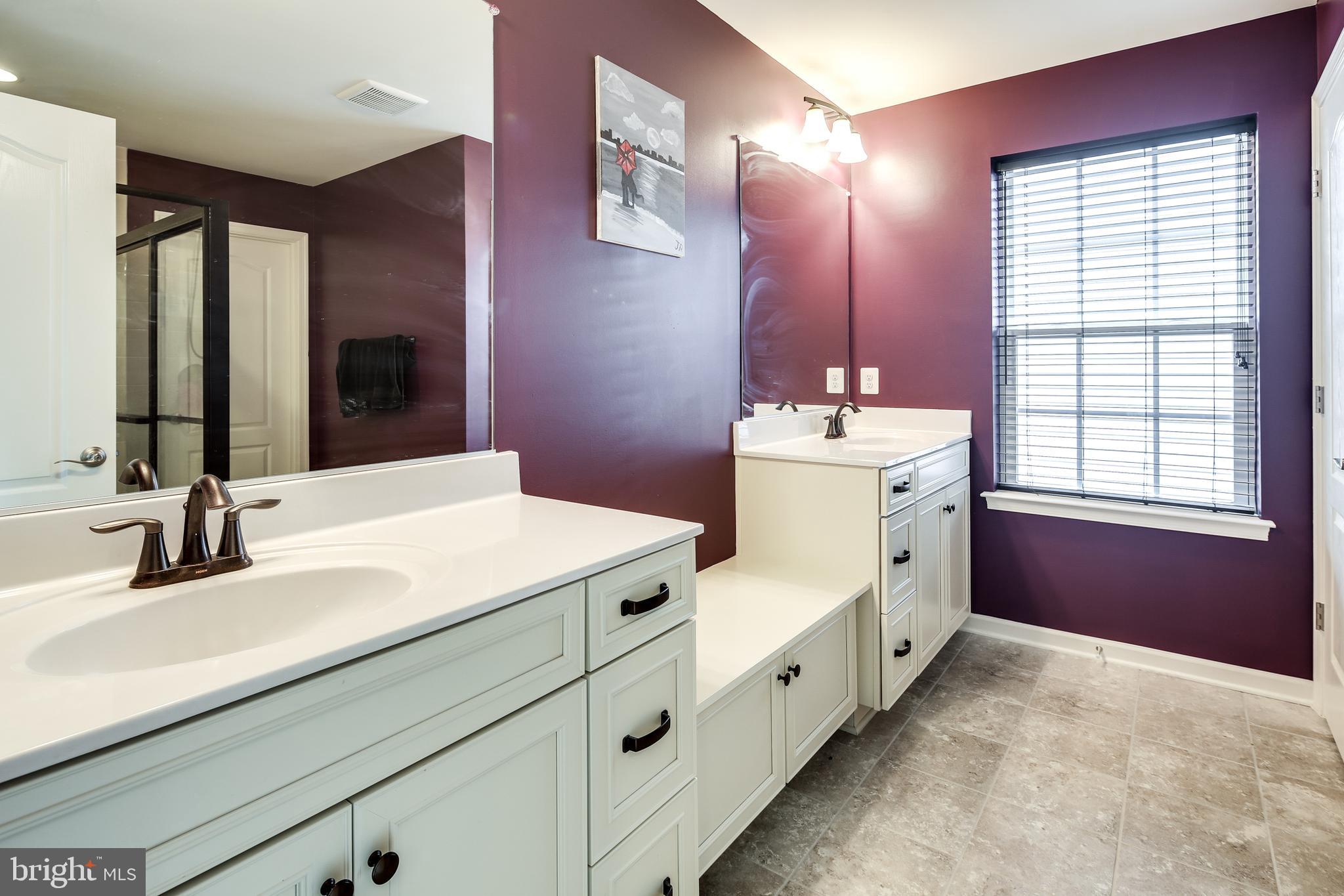 1008 Collier Run Road Baltimore, MD 21220 - Photo 4 of 33 a bathroom with a sink double vanity and a mirror