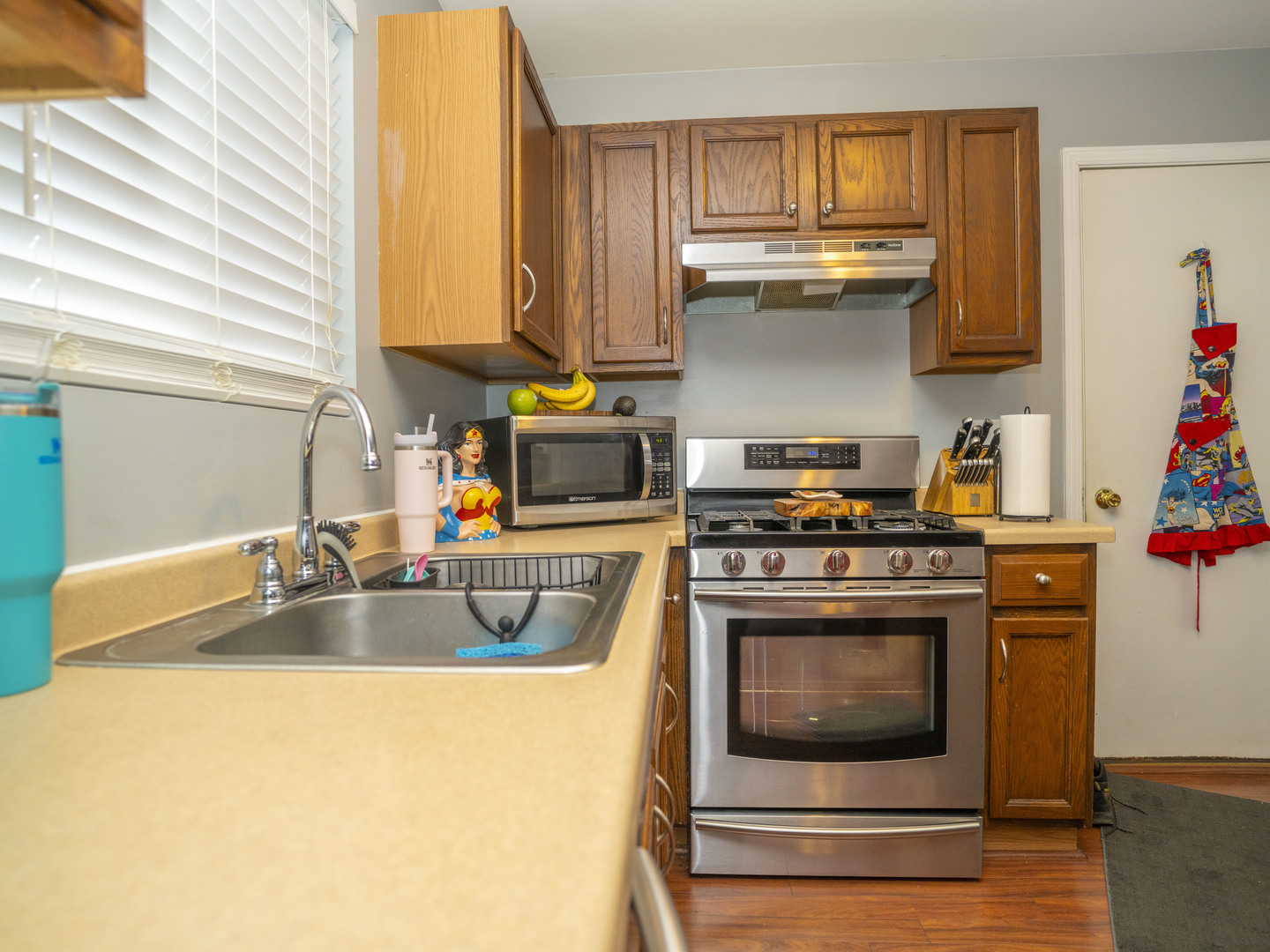 1717 Caton Ridge Drive Plainfield, IL 60586 - Photo 21 of 44 a kitchen with stainless steel appliances granite countertop a stove and a sink