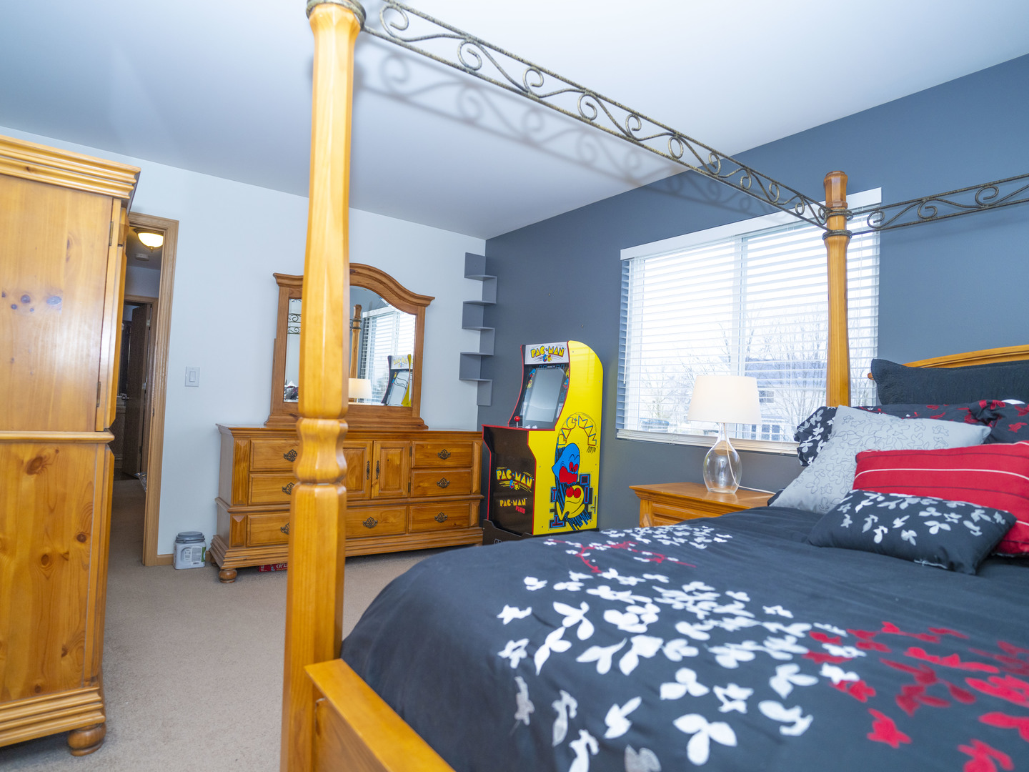 1717 Caton Ridge Drive Plainfield, IL 60586 - Photo 38 of 44 a bedroom with a bed and wooden floor