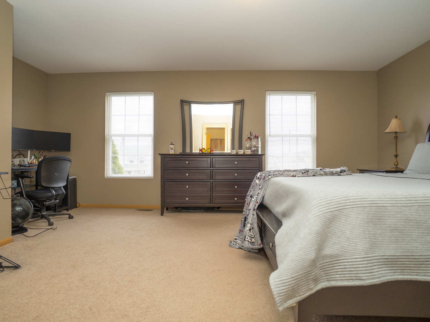1717 Caton Ridge Drive Plainfield, IL 60586 - Photo 41 of 44 a bedroom with a bed and a chair