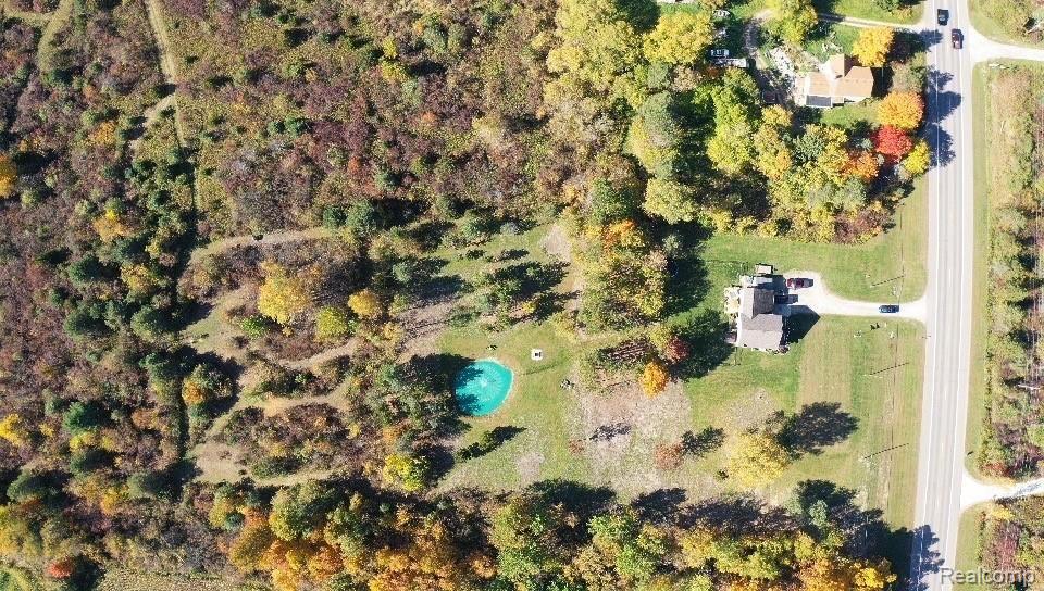 2120 East Vienna Road Clio, MI 48420 - Photo 37 of 37 Drone Over Head View Of Property & Home!