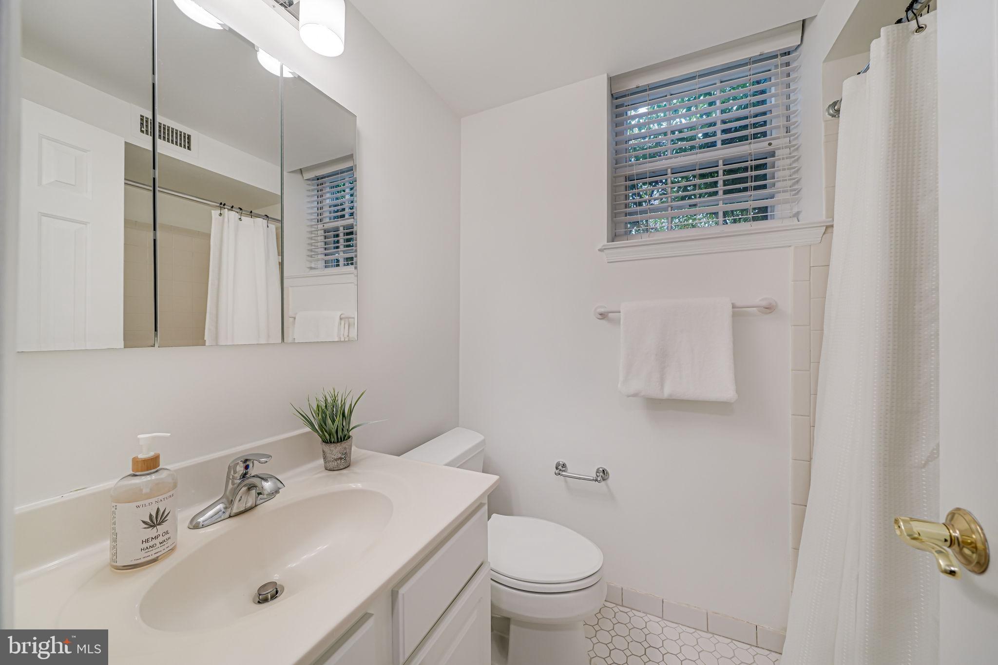 3701 39th Street Northwest, Unit A181 Washington, DC 20016 - Photo 34 of 68 a bathroom with a sink toilet and mirror