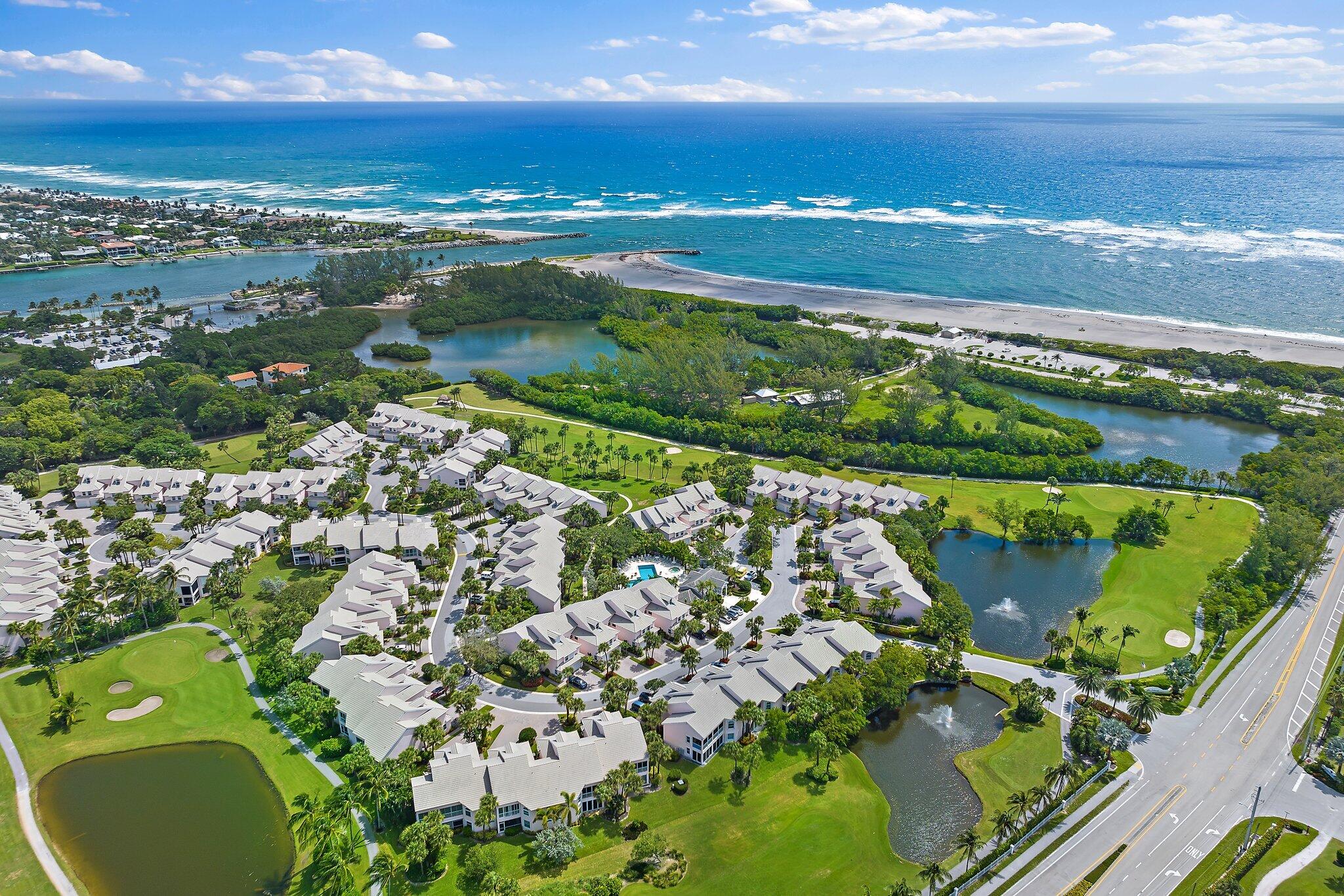 2905 Fairway Drive North Jupiter, FL 33477 - Photo 54 of 65 a view of a lake in a city