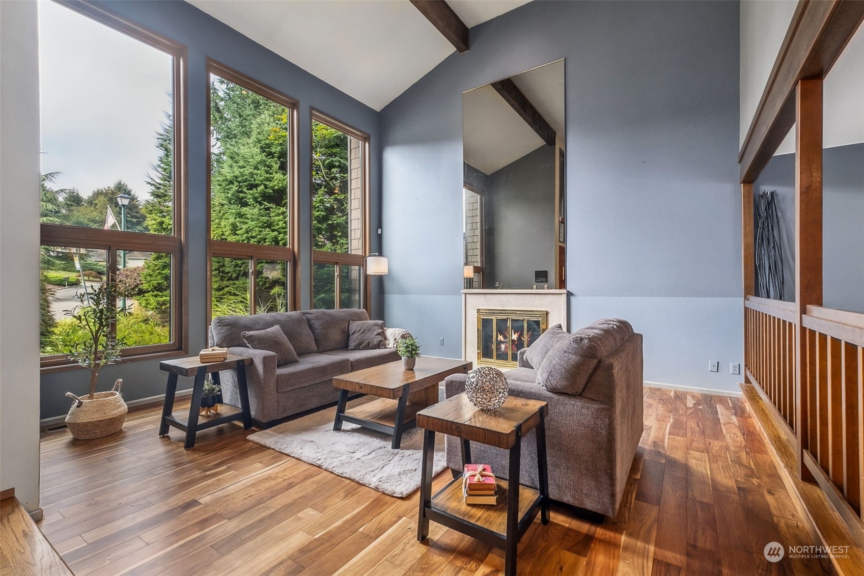 16902 161st Avenue Southeast Renton, WA 98058 - Photo 6 of 29 a living room with furniture and a large window