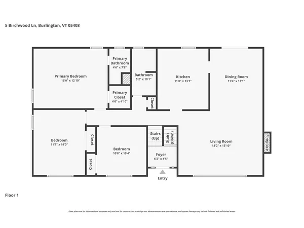 $599,000 | 5 Birchwood Lane, Burlington, VT 05408