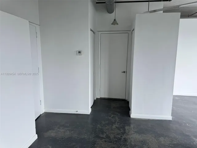 a view of an empty room