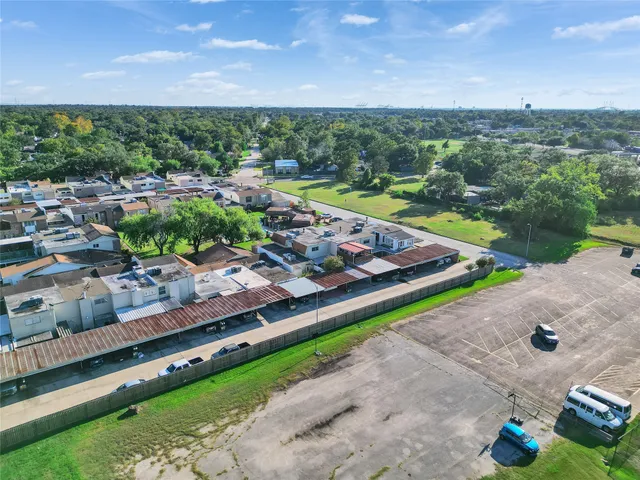 a view of a city from a terrace