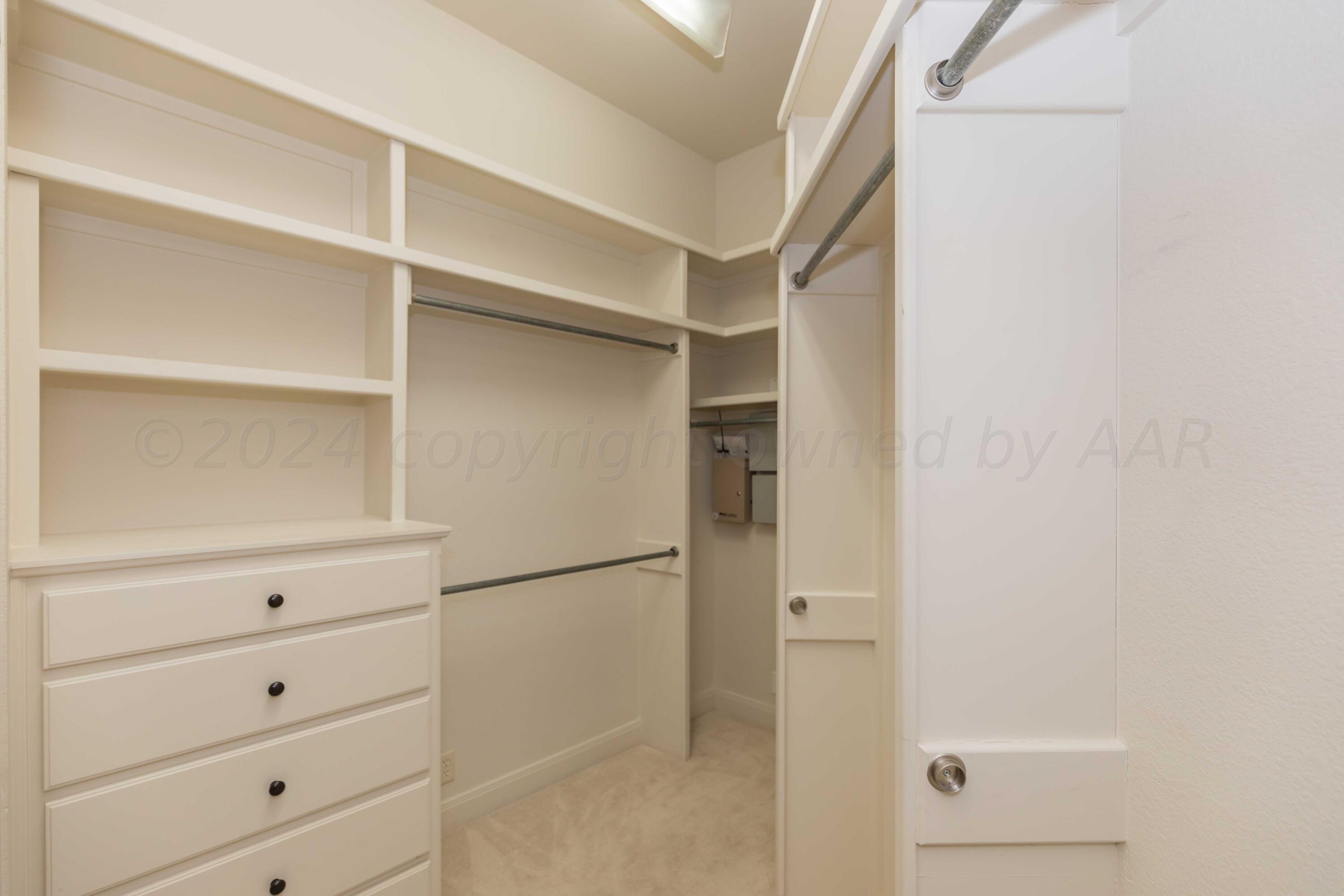 17 Cypress Point Amarillo, TX 79124 - Photo 66 of 72 MASTER CLOSET VIEW 1