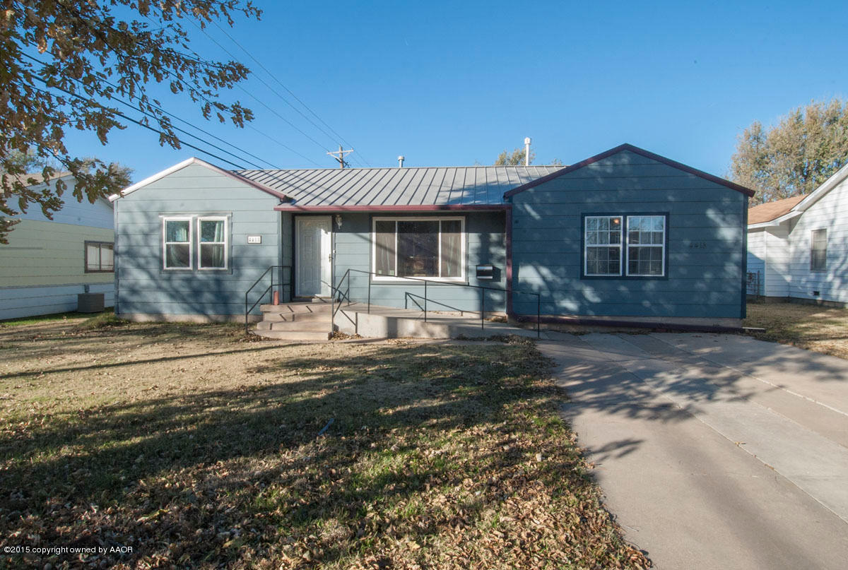 4418 South Lipscomb Street Amarillo, TX 79110 - Photo 1 of 33 FRONT VIEW 1