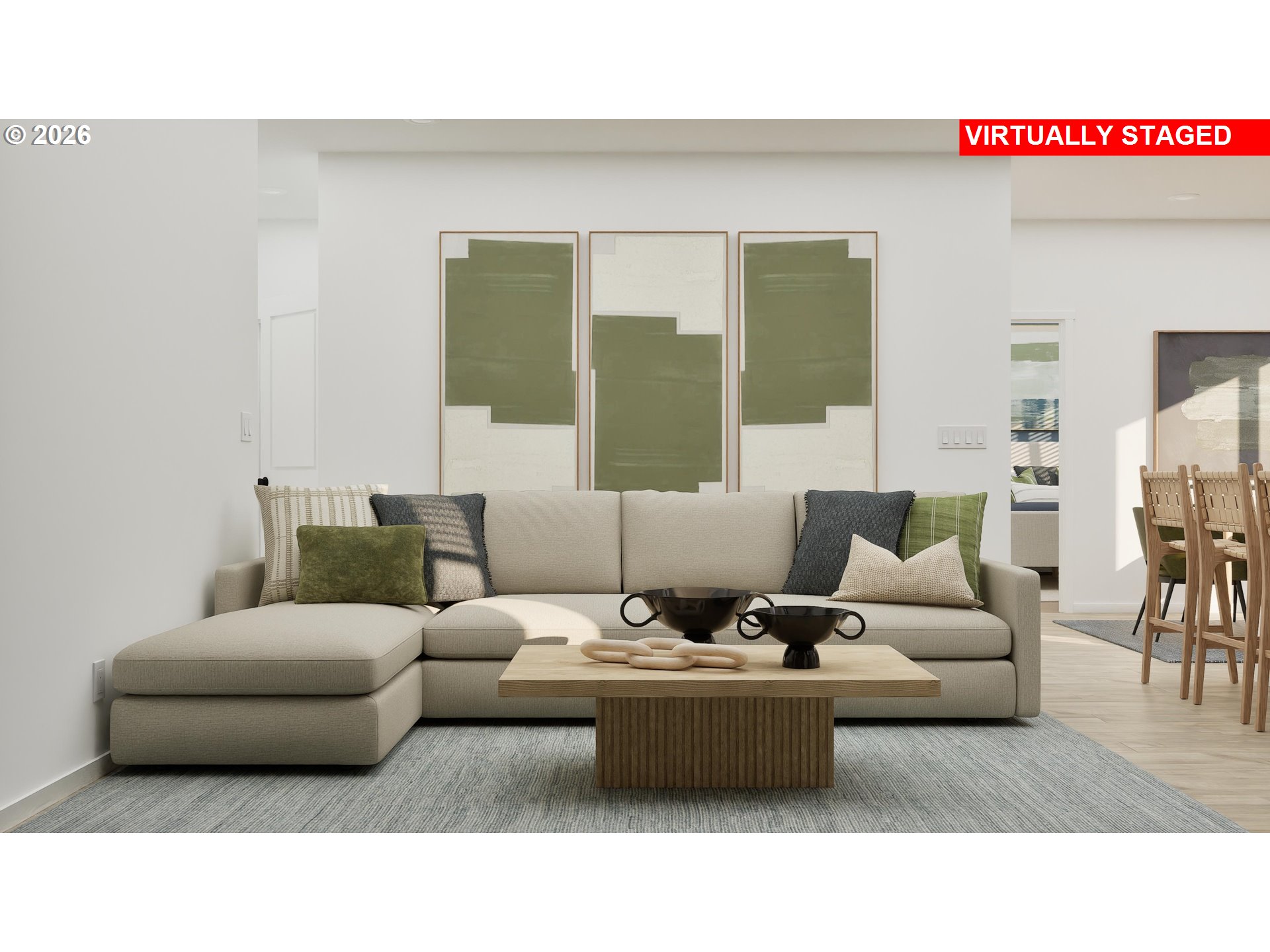 1042 Clemson Street Gervais, OR 97026 - Photo 4 of 13 a living room with furniture and a large window