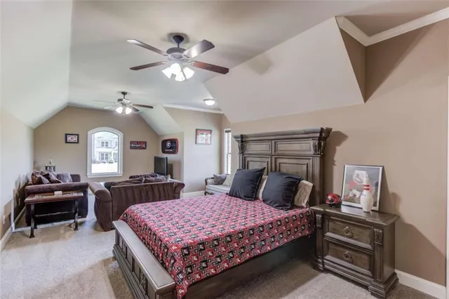 a view of yard with seating area and green space