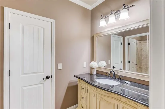 a view of yard with swimming pool and green space