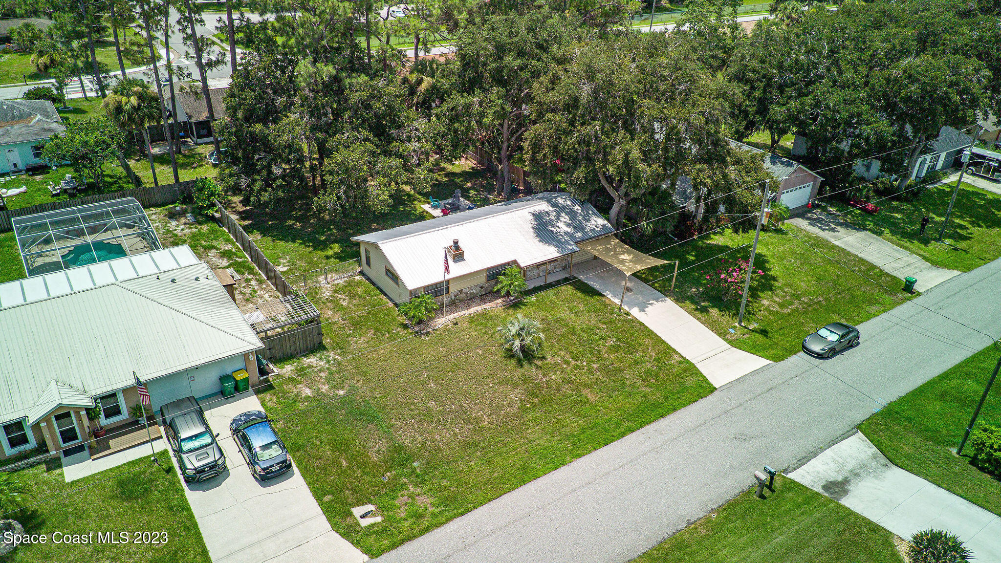 4505 Comfort Street Cocoa, FL 32927 - Photo 23 of 30 a view of a garden with an outdoor space