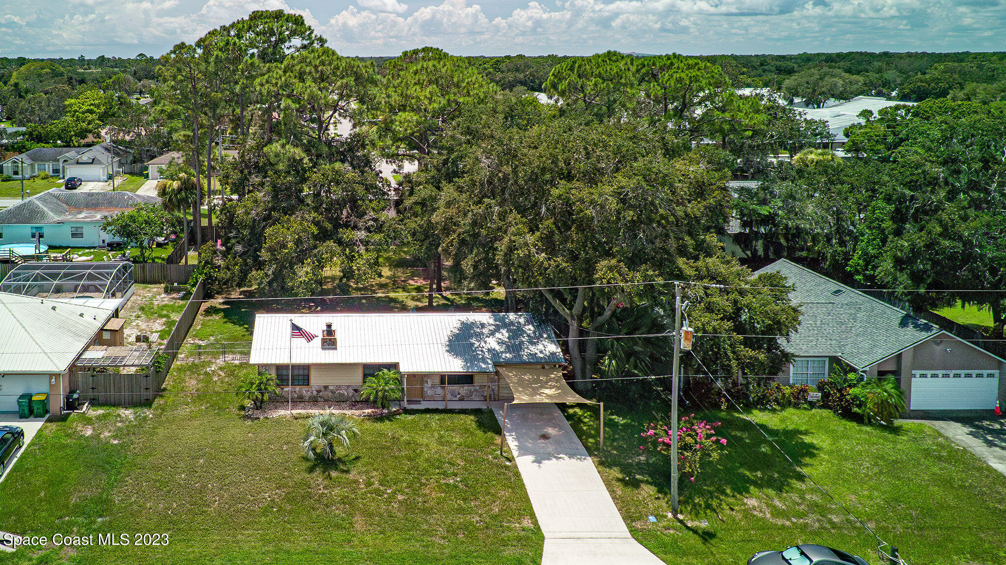 4505 Comfort Street Cocoa, FL 32927 - Photo 26 of 30 a view of a backyard