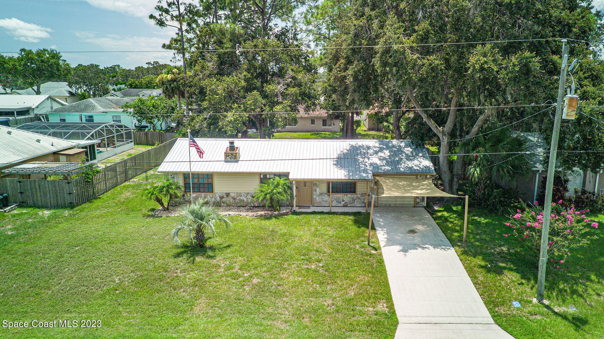 4505 Comfort Street Cocoa, FL 32927 - Photo 27 of 30 a view of a garden