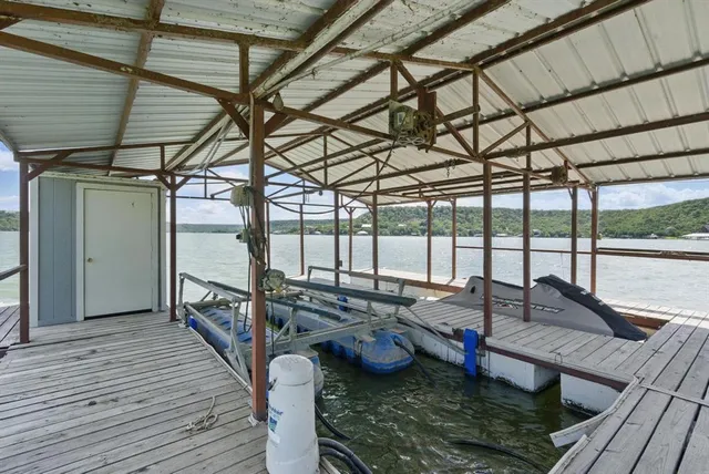 a view of a roof deck