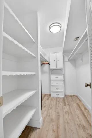 a view of walk in closet