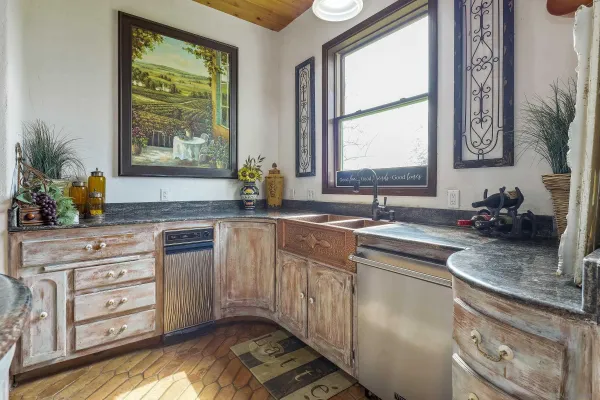 a view of a house with garden