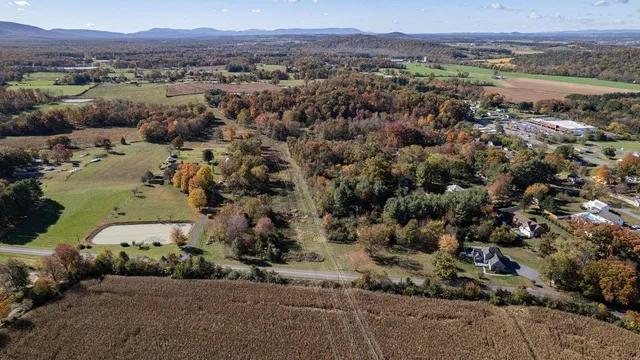 an aerial view of house with outdoor space