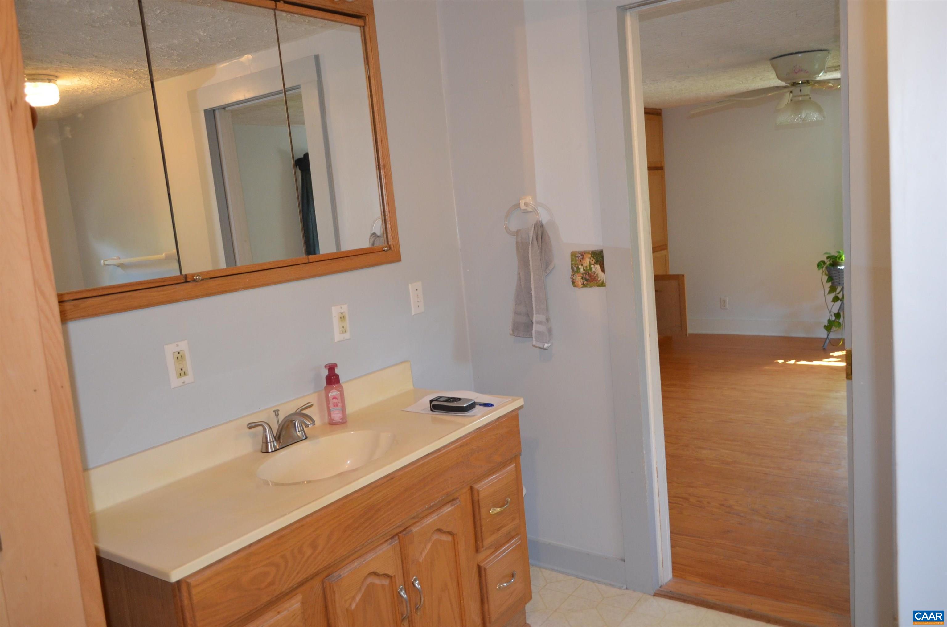 10778 Rockfish River Road Shipman, VA 22971 - Photo 36 of 67 a bathroom with a sink and a mirror