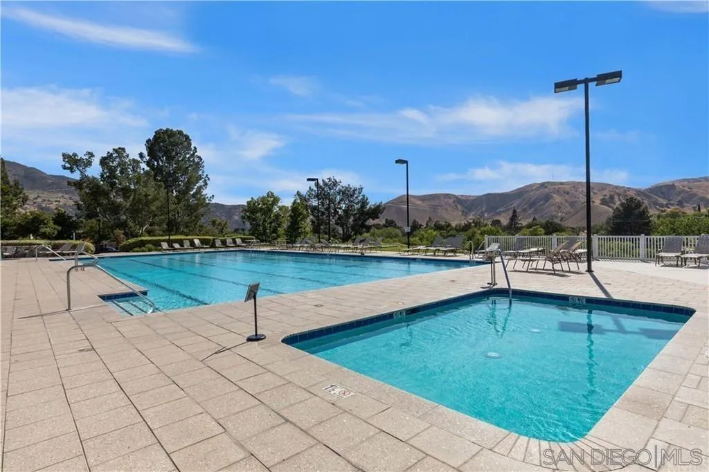 4648 Valley Glen Drive Corona, CA 92878 - Photo 36 of 42 a view of a lake with a sitting area