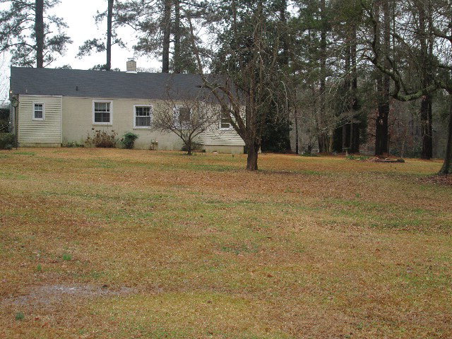6121 Forsyth Road Macon, GA 31210 - Photo 6 of 17 a view of backyard of house with green space