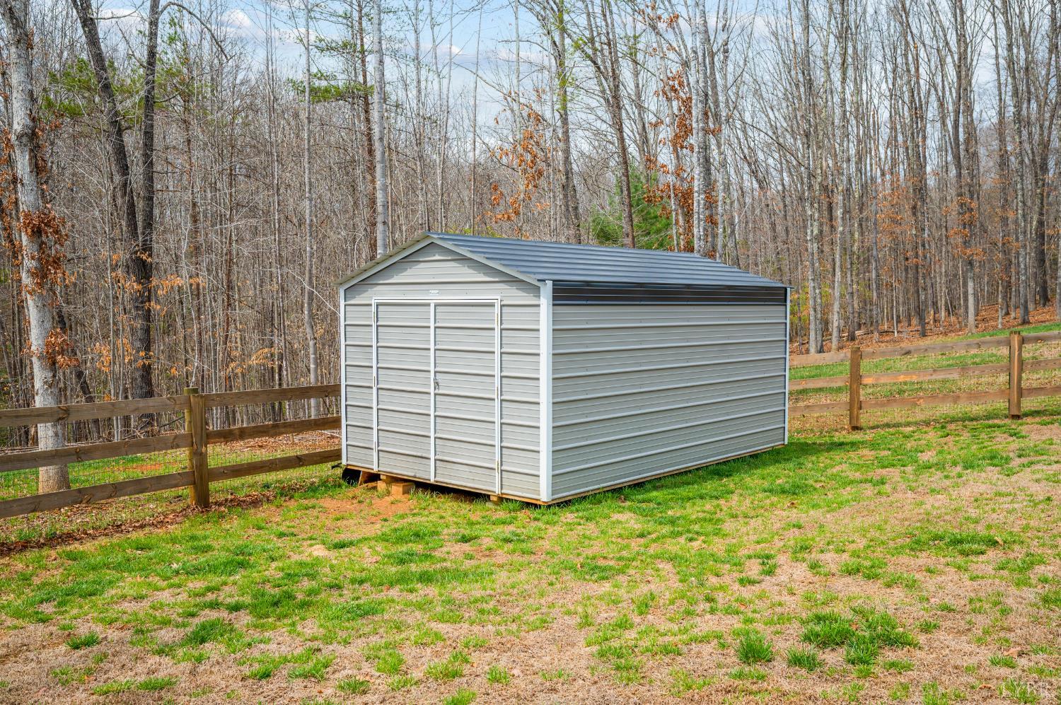 240 Ned Brown Road Amherst, VA 24521 - Photo 47 of 53 a view of a house with a yard and wooden fence