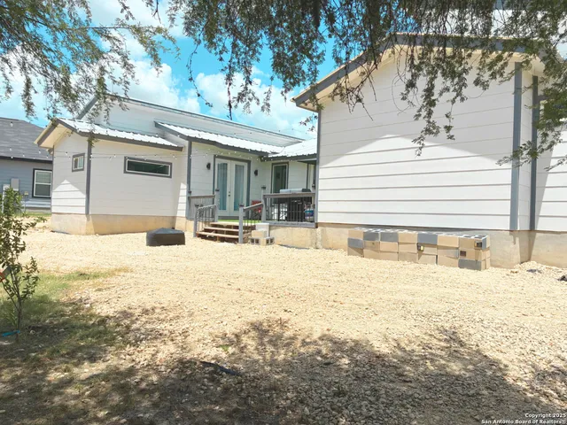 a view of a house with a outdoor space