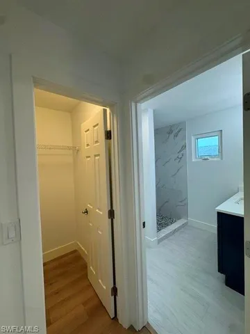 a view of bathroom with shower