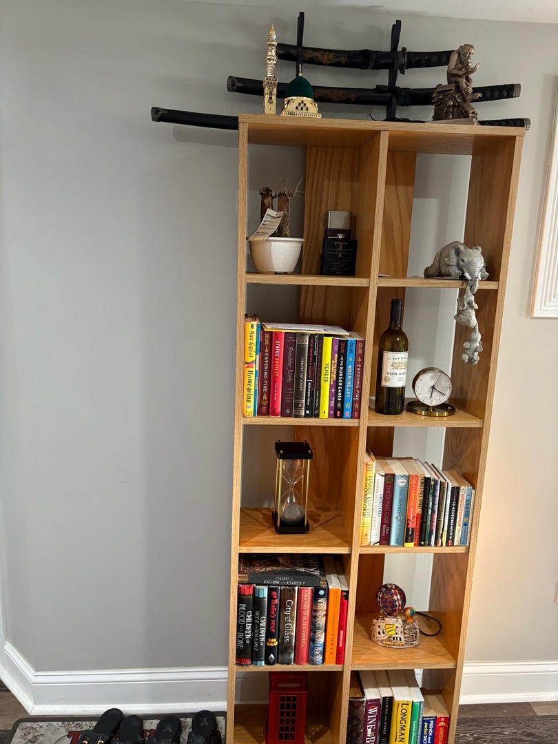 6541 South Ingleside Avenue, Unit G Chicago, IL 60637 - Photo 7 of 13 a shelf with books and book shelf
