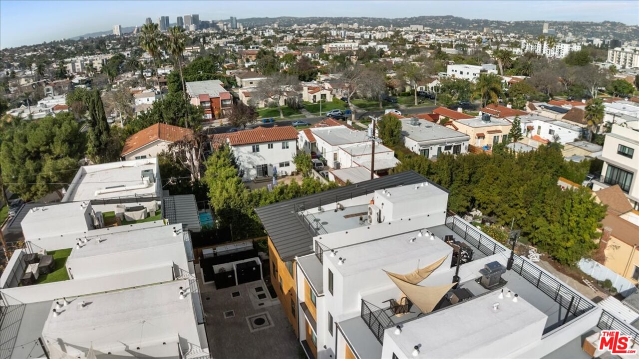 1573 Hi Point Street Los Angeles, CA 90035 - Photo 53 of 56 an aerial view of residential houses with outdoor space