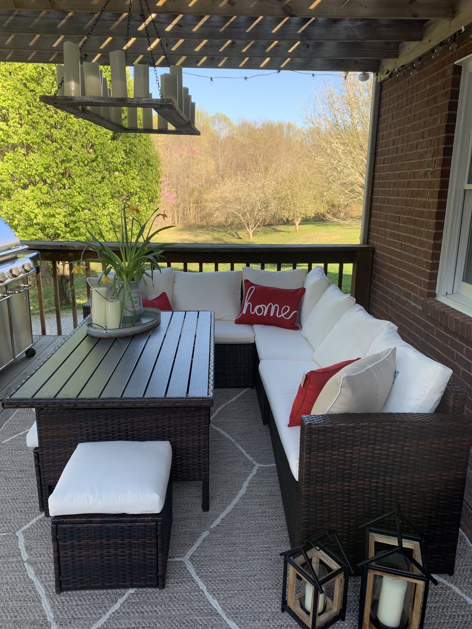 7404 Hoods Branch Road Springfield, TN 37172 - Photo 30 of 50 a view of balcony with furniture and wooden floor
