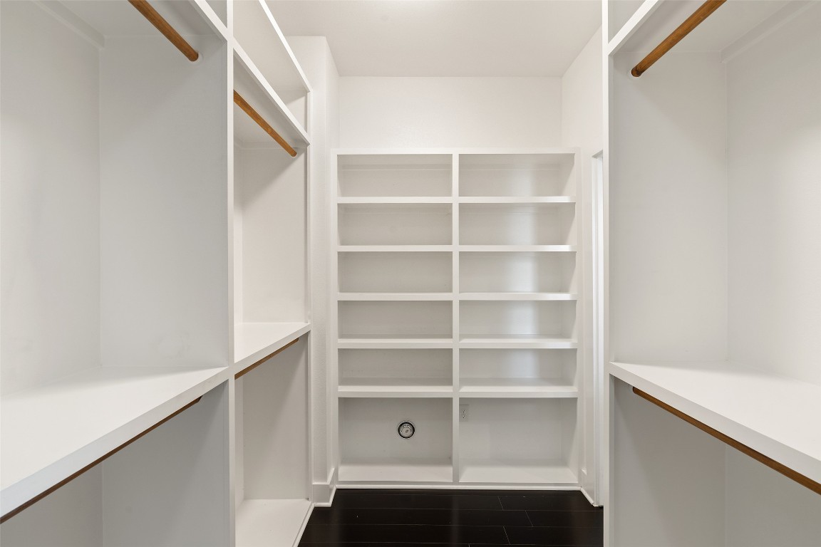 2105 Goodrich Avenue, Unit 2 Austin, TX 78704 - Photo 28 of 40 a view of walk in closet with empty racks