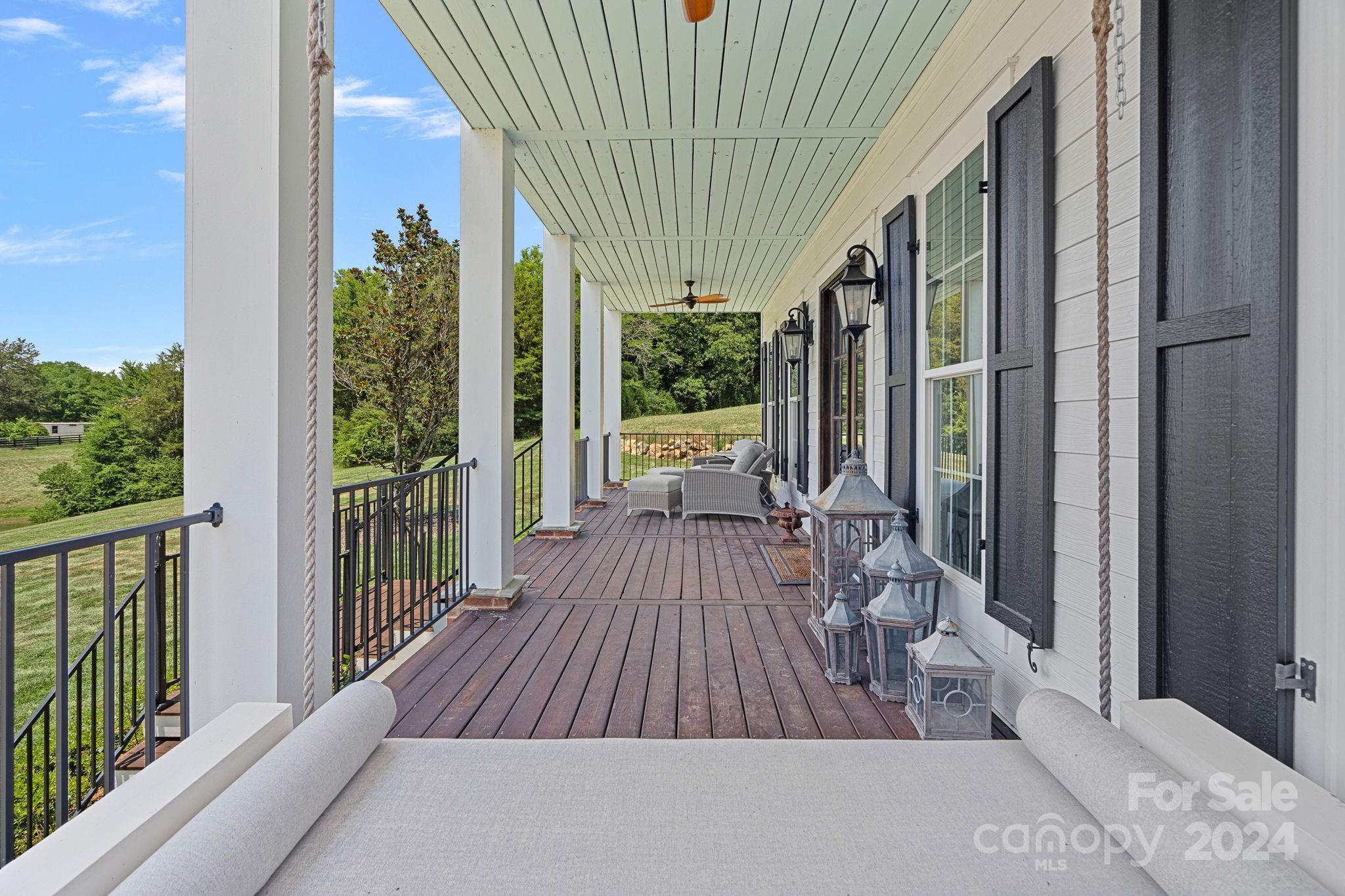 1198 Garvin Road York, SC 29745 - Photo 25 of 45 a view of balcony with wooden floor