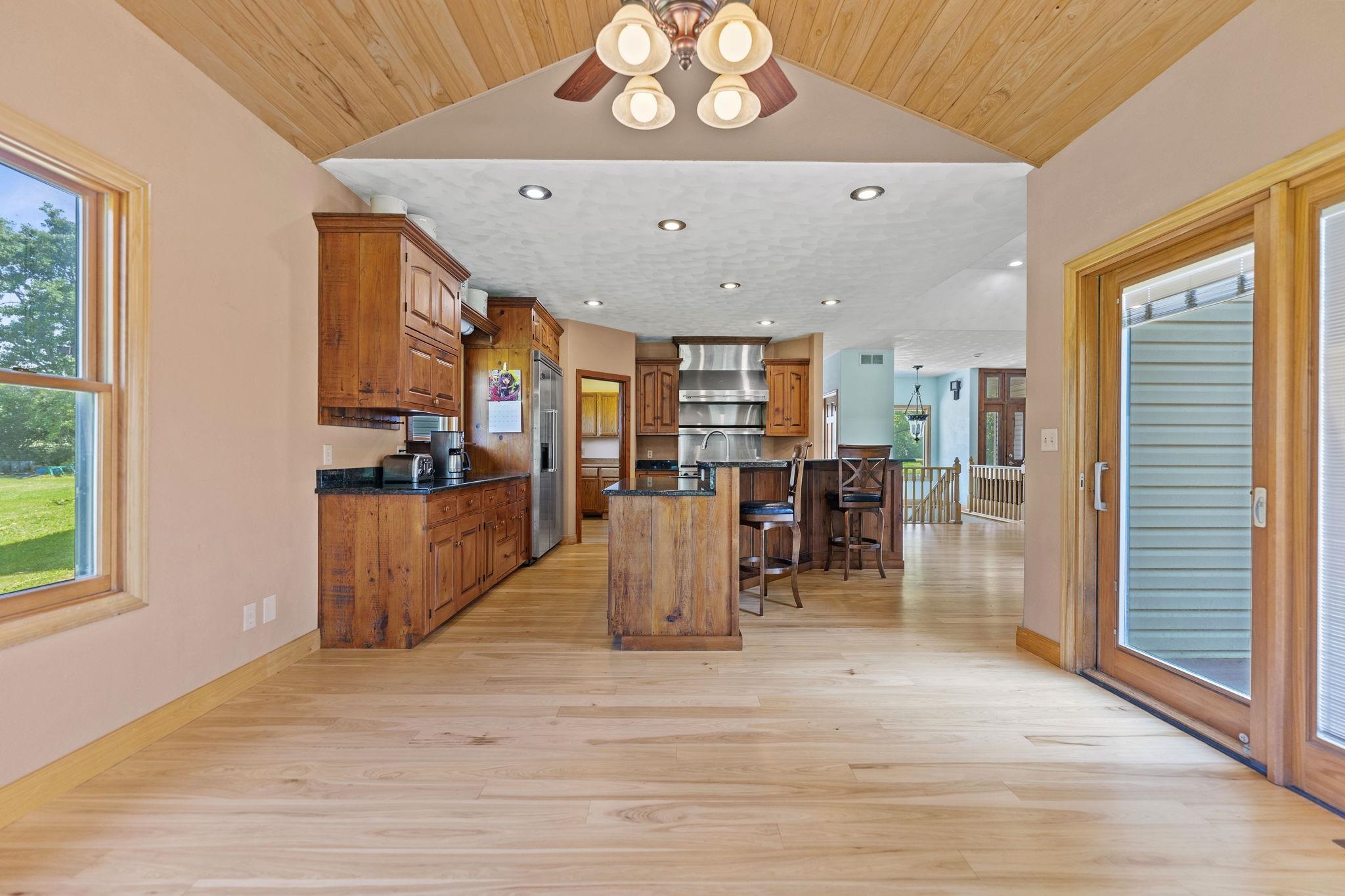 12830 Beloit Road Caledonia, IL 61011 - Photo 19 of 52 a view of a kitchen and dining room