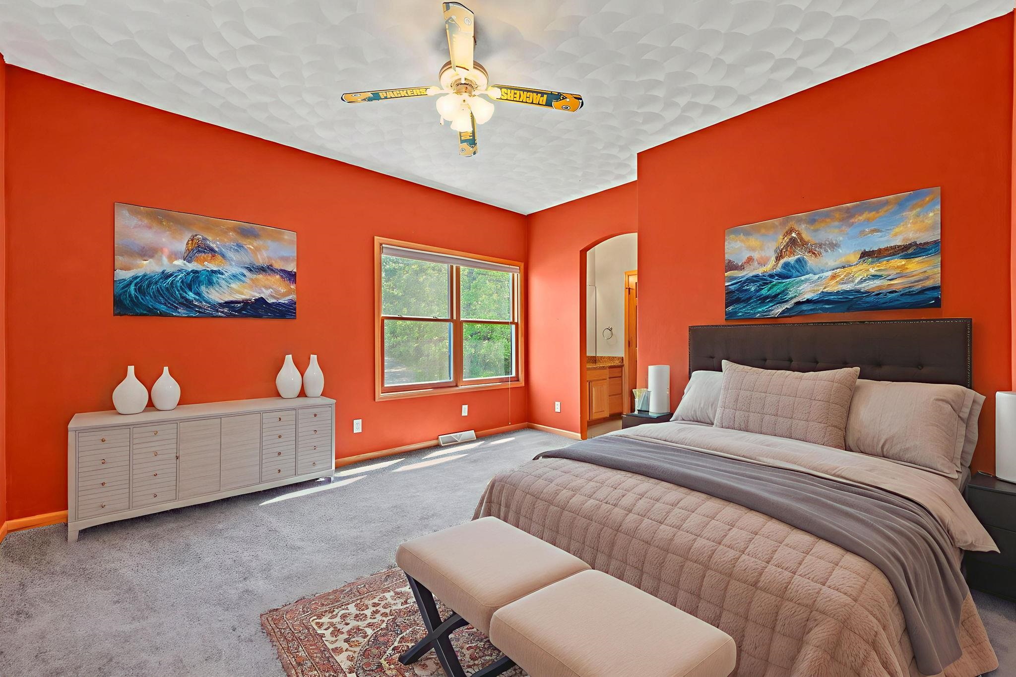 12830 Beloit Road Caledonia, IL 61011 - Photo 35 of 52 a bedroom with furniture and window