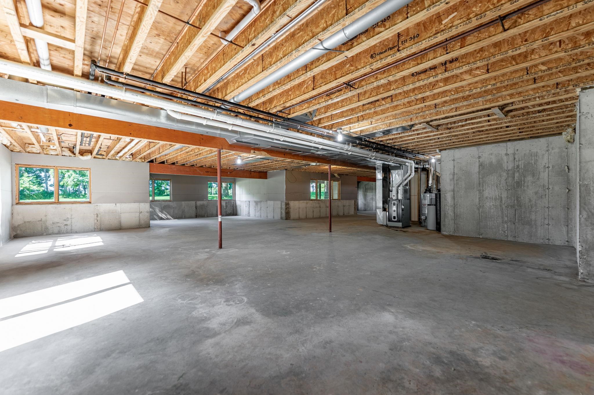 12830 Beloit Road Caledonia, IL 61011 - Photo 41 of 52 a view of empty room with wooden ceiling