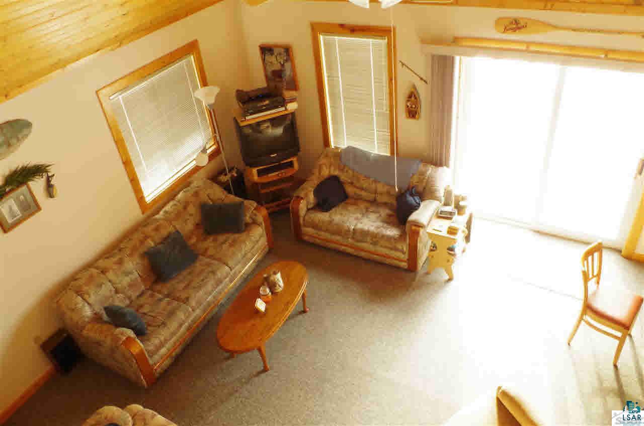 8141 Middle Road Minong, WI 54859 - Photo 10 of 25 Loft View of the living room