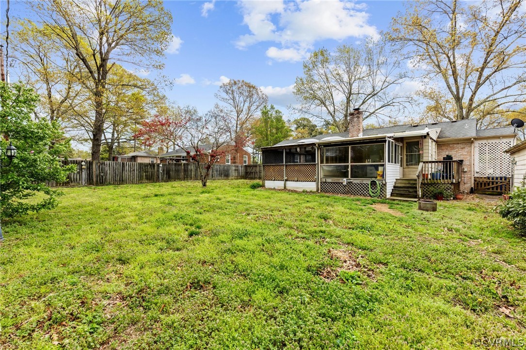 4840 Vestry Road North Chesterfield, VA 23237 - Photo 24 of 38 a view of a house with backyard and a tree