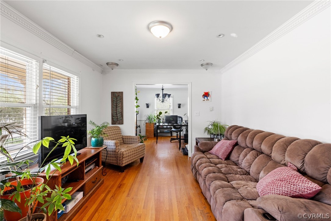 4840 Vestry Road North Chesterfield, VA 23237 - Photo 3 of 38 a living room with furniture and wooden floor