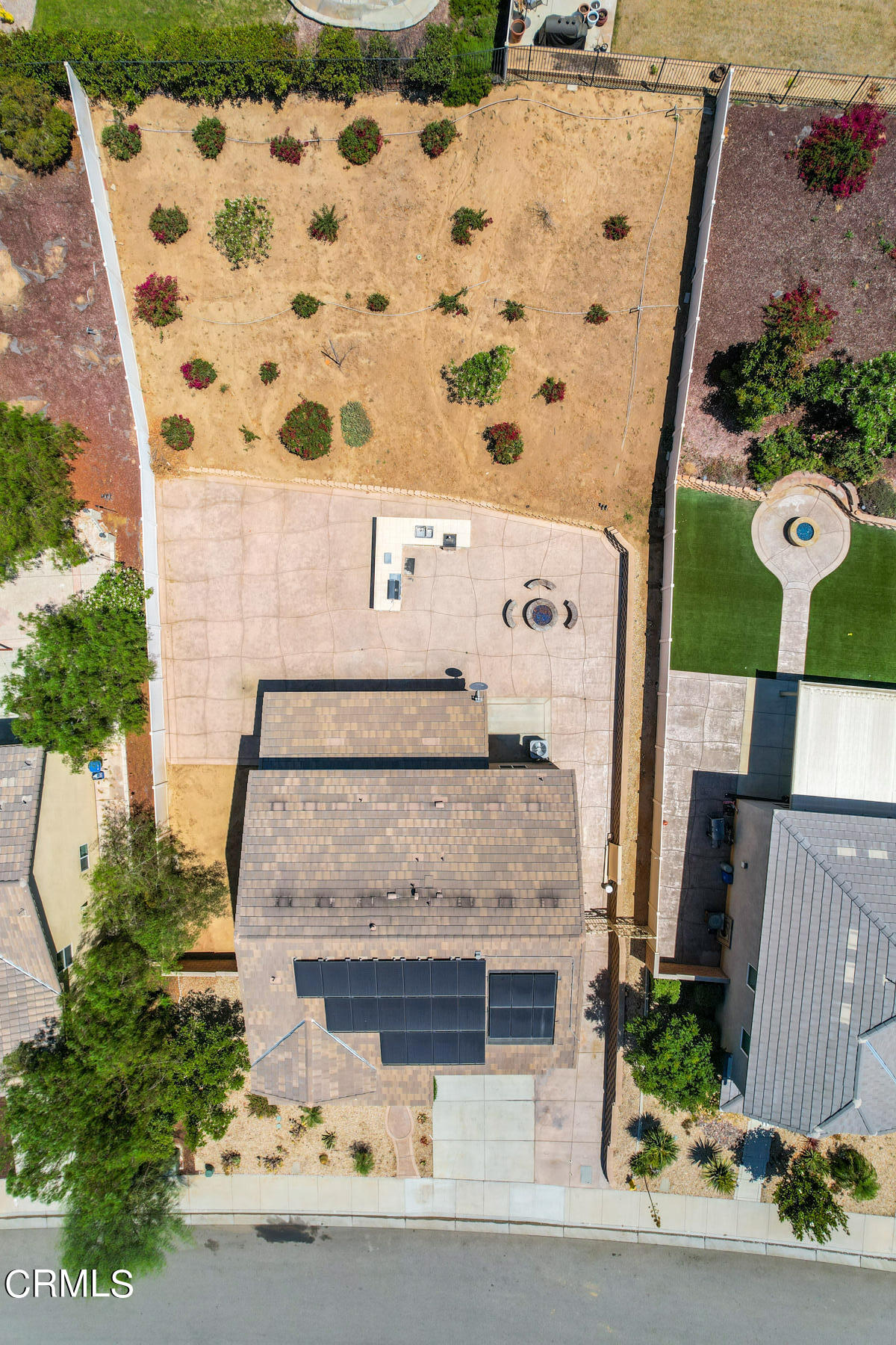 7332 Blue Oak Road Riverside, CA 92507 - Photo 29 of 30 an aerial view of a fireplace with wooden fence