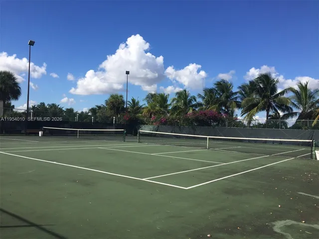 a view of a tennis court
