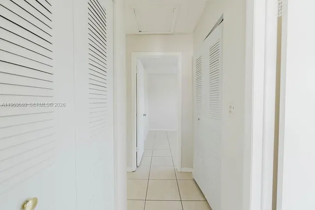 a view of an empty room