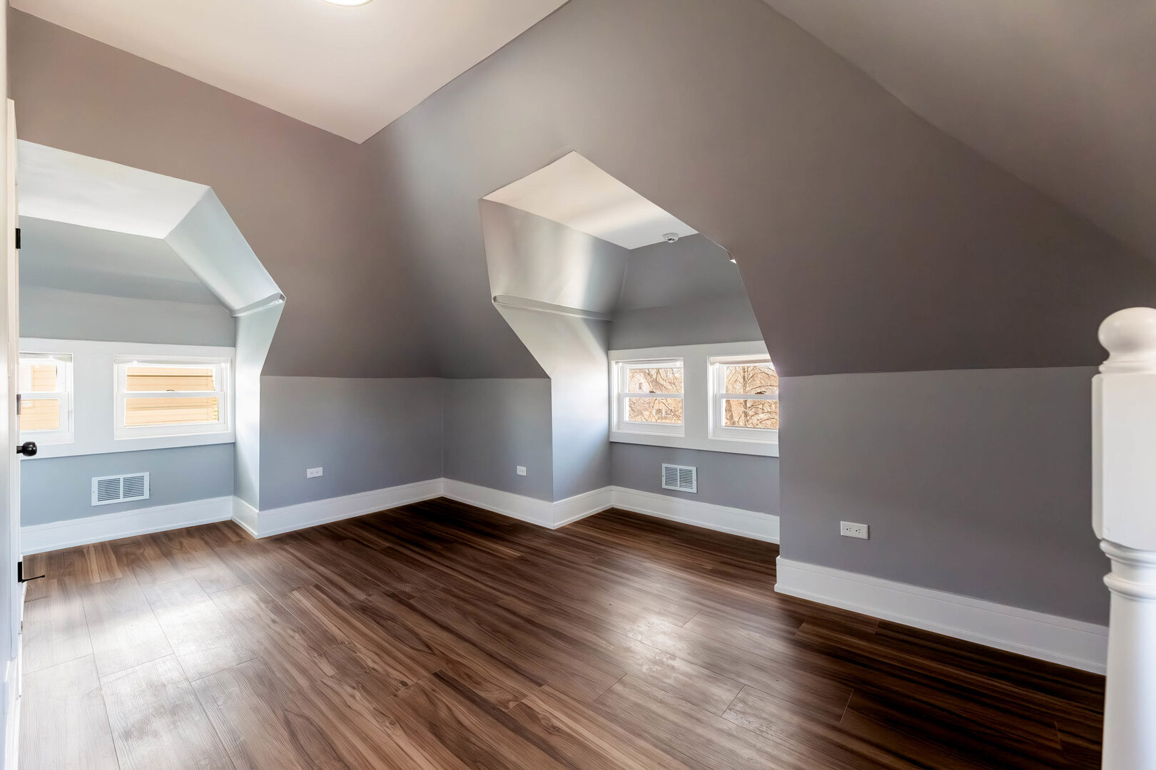 8817 South Morgan Street Chicago, IL 60620 - Photo 24 of 37 wooden floor in an empty room with a window